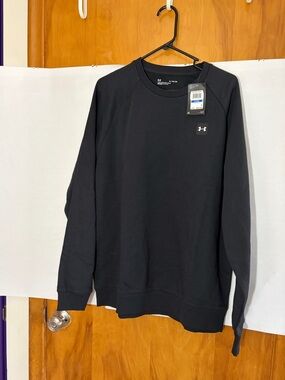 Under Armour Navy/Black Fleece Crewneck Sweatshirt